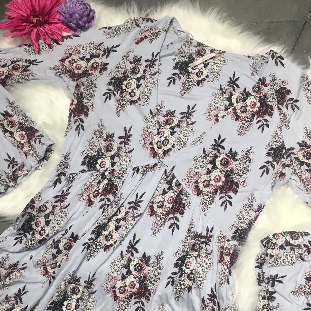Free People Floral Tunic